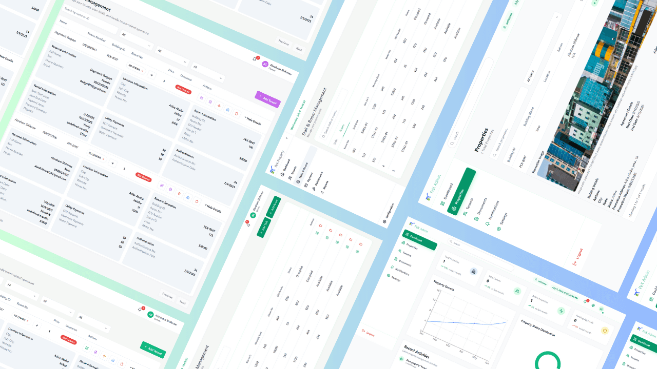 Pex Property Management System — overview
