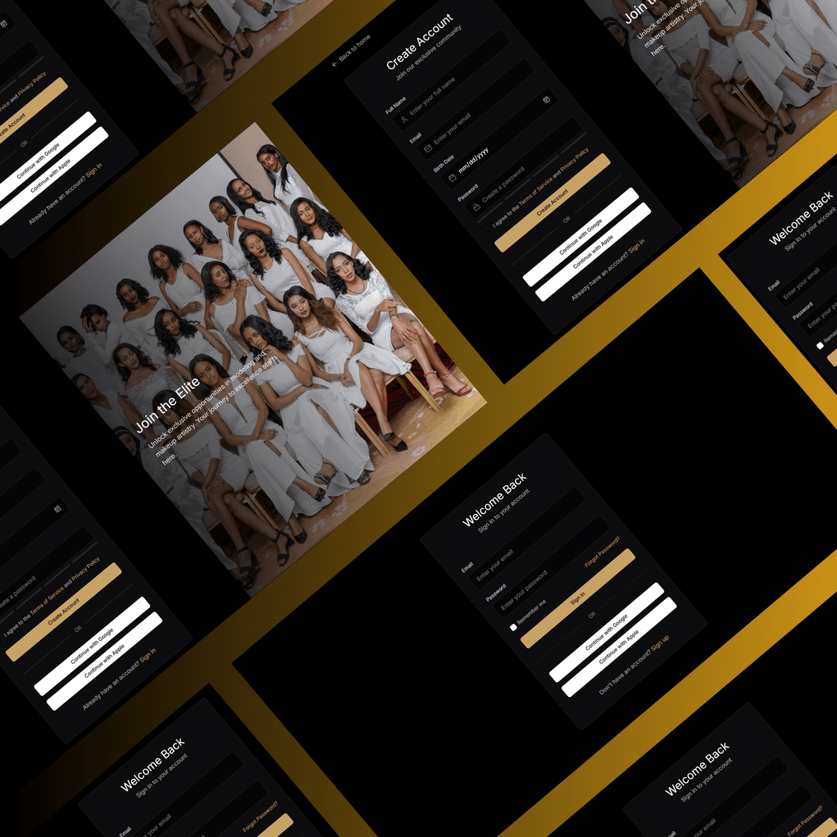 Afro Figure Makeup and Modeling School — detail